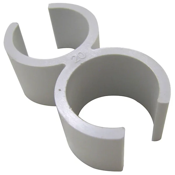 comparez les prix Castorama 10 Attache Tubes Fast Ring ø20 Mm 1