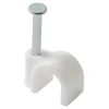 ﻿soldes Castorama 100 Cavaliers Ronds En Nylon DIALL ø 7 Mm Blanc 7
