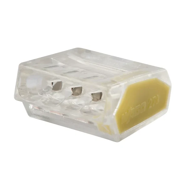prix le plus bas Castorama 15 bornes Automatiques 4 entrées Diall (= Série 273 Wago) 1 – 2,5 mm² 1