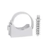 achat pas cher Castorama 15 Fixe-tubes ø25 Mm + Chevilles Legrand 7