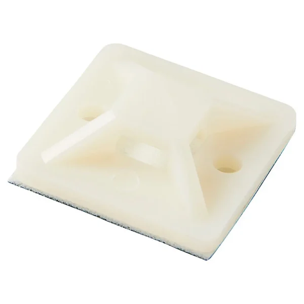 mode pas chere Castorama 25 Embases Adhésives Diall 25 X 25 Mm Transparent 1