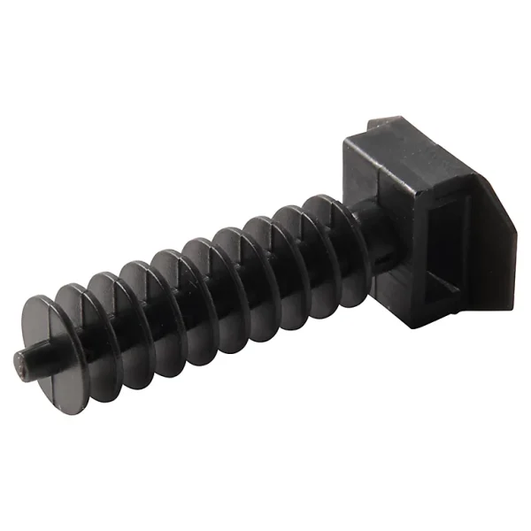 Achat Castorama 25 Embases De Fixation Sur Maçonnerie Diall Pour Collier De Serrage 9 Mm Noir 1
