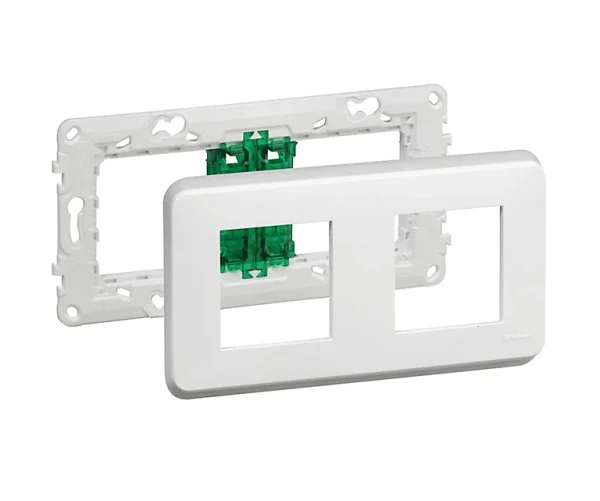Castorama Bloc Support Et Plaque 2×2 Modules Unica Pro Blanc nouveau produit 1