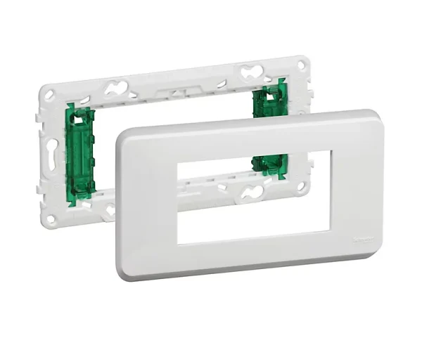 Top ventes Castorama Bloc Support Et Plaque 4 Modules Unica Pro Blanc 1