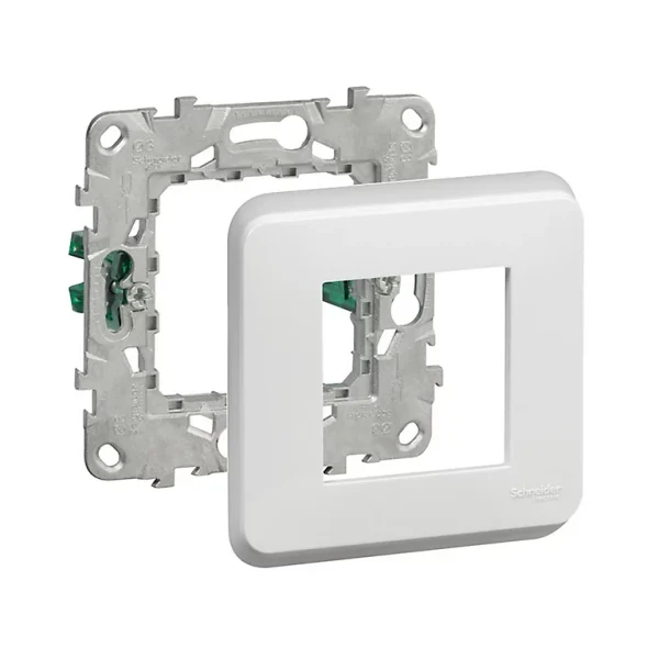 Castorama Bloc Support Griffe Et Plaque 2 Modules Unica Pro Blanc Retour Gratuit 1