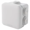 authentiques Castorama Boîte De Dérivation Carrée Extérieure Avec 7 Passe-câbles Et Système De Verrouillage Schneider Mureva 65 x 65 x 45 mm, IP55, GRISE 1PC 5