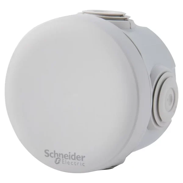 Castorama Boîte De Dérivation Ronde Extérieure Avec 4 Passe-câbles Et Système De Verrouillage Schneider Mureva 60 x 40 mm offre spéciale 1