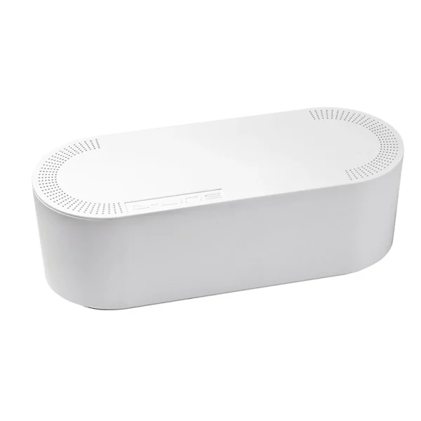Castorama Boîte De Rangement De Câbles Blanc D-Line L. 415 X L. 165 Mm, Bloc 6 Prises magasins pas chers 1