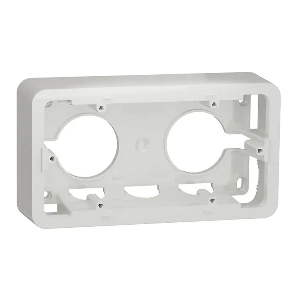 Castorama Boîte En Saillie 2 Modules Unica Pro Blanc l'unique style 1