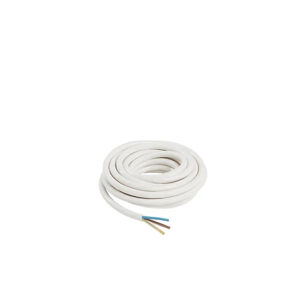 Castorama Câble 3X1,5 Mm² H05VVF Blanc Couronne 5m se précipiter pour acheter 1