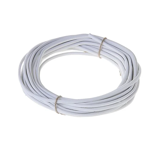 Castorama Câble électrique Flexible H03VVH2F 2×0,75 mm² Blanc – 25 m soldes magasin 1