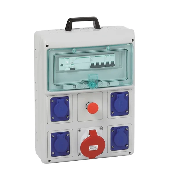offre spéciale Castorama Coffret électrique De Chantier Schneider Electric Kaedra 4 Prises 16A + 1 Prise 3 Pôles+terre 16A 1