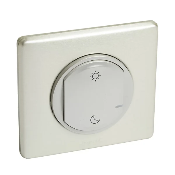 Castorama Commande Sans Fil Lever/Coucher Pour Installation Connectée Céliane With Netatmo Titane garantis authentique 1