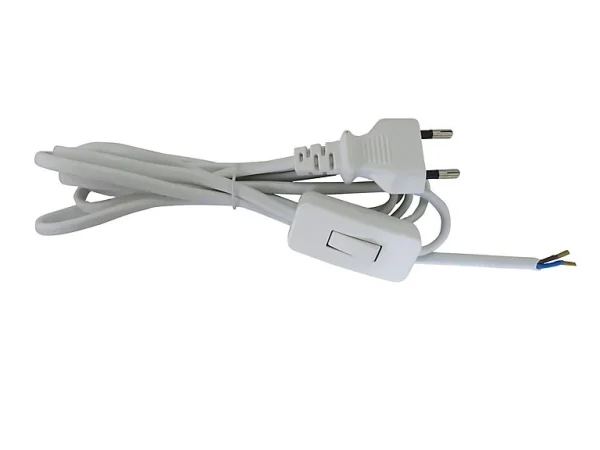 Castorama Cordon De Lampe Avec Interrupteur Blanc Diall 2m magasin en ligne 1