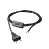 outlet Castorama Cordon De Lampe Avec Interrupteur Noir Diall 2m 5