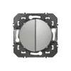meilleure qualité Castorama Double Poussoir Legrand Dooxie Aluminium 7