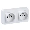 magasin pas cher Castorama Double Prise De Courant 2 Poles+terre Schneider Electric Alrea 7