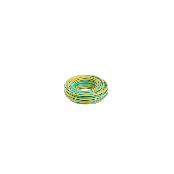 Castorama Fil 2,5mm² H07VU Vert/jaune Couronne 10m magasin france 1