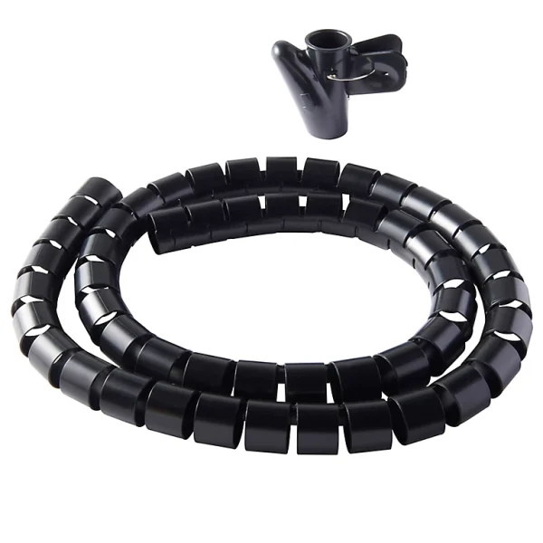 Castorama Gaine Range-câbles En Spirale Diall Noir ø25 Mm X 1,1m Large choix en ligne 1