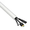 Castorama Goulotte Décorative Demi-ronde Blanche Auto-adhésive D-Line 30 X 15 Mm, 1 m REMISE 5