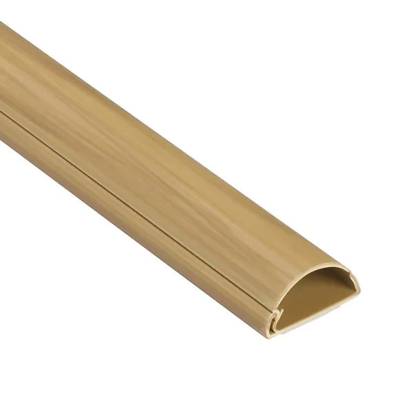 Castorama Goulotte Décorative Demi-ronde Effet Chêne Auto-adhésive D-Line 30x15mm, 2m Promotio de vente 1