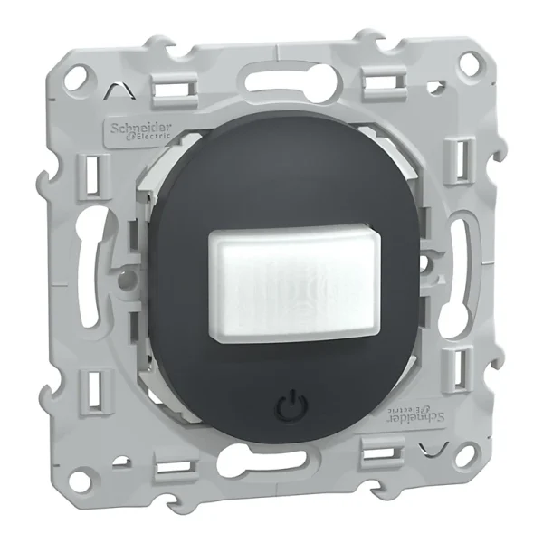Castorama Interrupteur Automatique Schneider Electric Ovalis Anthracite mode tendance 1