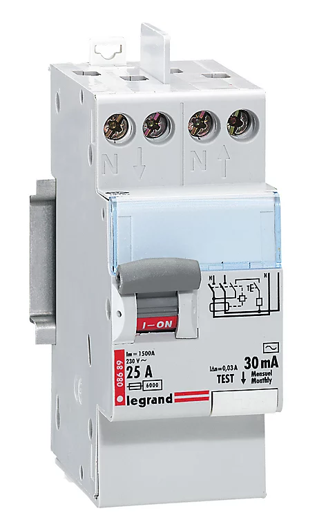 site pas cher Castorama Interrupteur Différentiel 40A 30mA Type AC Sortie Haut Legrand 1