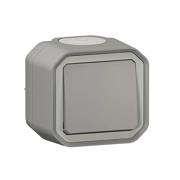 Castorama Interrupteur Legrand Plexo Gris En Saillie prix pas cher 1