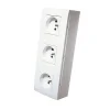 soldes pas cher Castorama Kit 3 Prises 2 Pôle+terre Colours Kalya Blanc 7