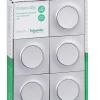luxe soldes Castorama Lot 5 Va Et Vient Schneider Electric Odace Aluminium 5