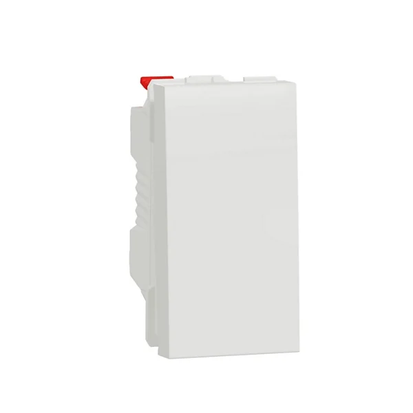 l'unique style Castorama Mécanisme Bouton Poussoir 1 Module Unica Pro Blanc 1