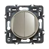 Castorama Mécanisme Double Poussoir Legrand Céliane Titane 6A vente luxe pas cher 5