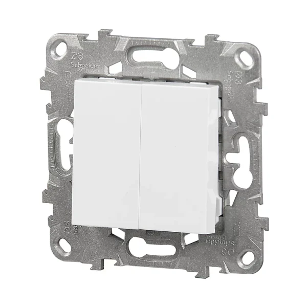 Castorama Mécanisme Double Va&vient SCHNEIDER ELECTRIC Blanc mode pas cher 1