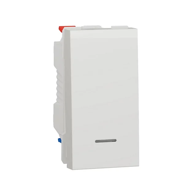 Castorama Mécanisme Interrupteur à Témoin 1 Module Unica Pro Blanc Nouvelle tendance 1