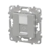 Satisfait ou Remboursé Castorama Mécanisme Pour Prise RJ45 CAT6 Schneider Electric Unica Aluminium 5