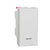 marque pas cher Castorama Mécanisme Poussoir Lumineux 1 Module Unica Pro Blanc 7