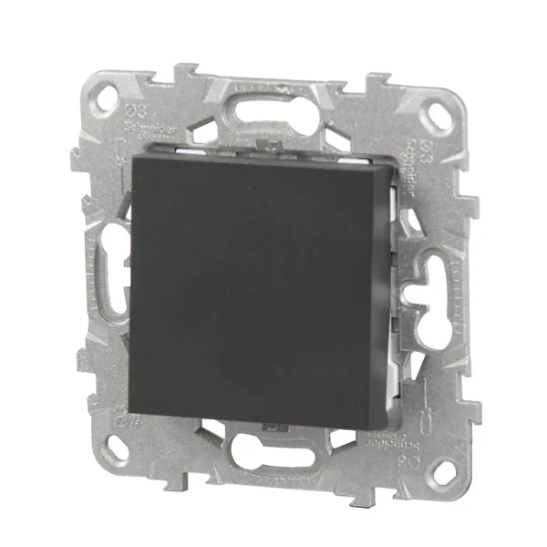 Castorama Mécanisme Poussoir SCHNEIDER ELECTRIC Anthracite magasin pas cher 1