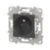Castorama Mécanisme Prise 2 Pôles+terre SCHNEIDER ELECTRIC Anthracite marques pas cher 7