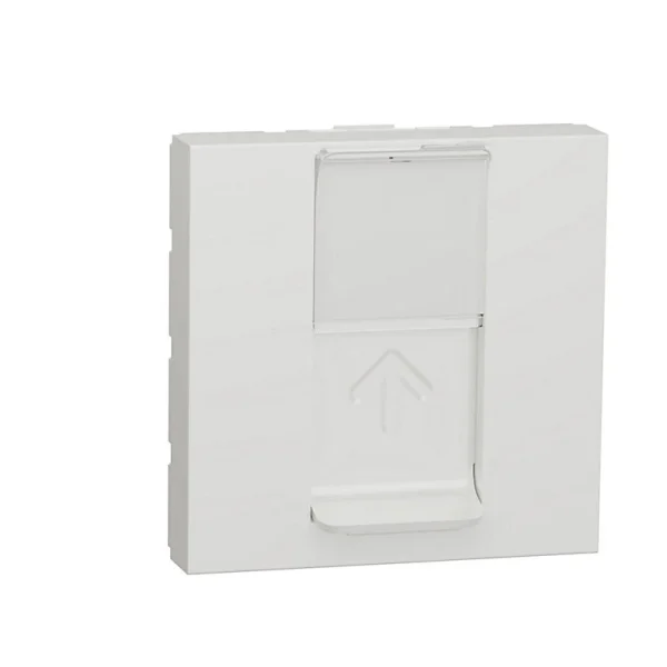 économies garanties Castorama Mécanisme Prise RJ45 2 Modules Schneider Electric Unica Pro Blanc 1