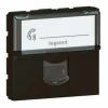 grande promotion Castorama Mécanisme Prise RJ45 6STP Legrand Mosaïc Noir 5