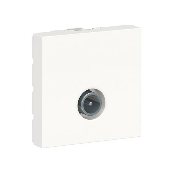 en solde Castorama Mécanisme Prise TV Mâle 2 Modules Unica Pro Blanc 1