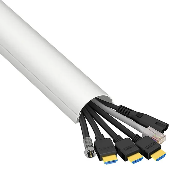 pas cher en ligne Castorama Moulure Décorative Demi-circulaire D-Line 50×25 Mm Blanche 1,5 M 1
