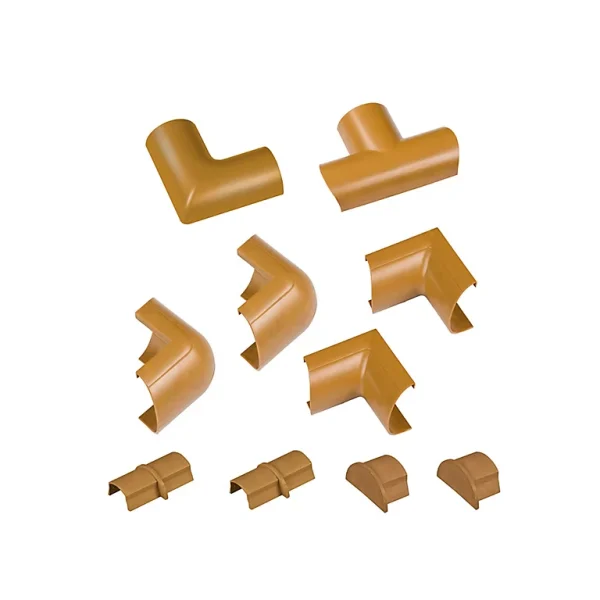 site soldes Castorama Multi-Pack D’accessoires Pour Goulotte D-Line Effet Chêne 30x15mm 1