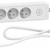 Retour gratuit en magasin. Castorama Multiprise 3 Prises + 2 USB Schneider Electric Odace Blanc 1.5 M 5