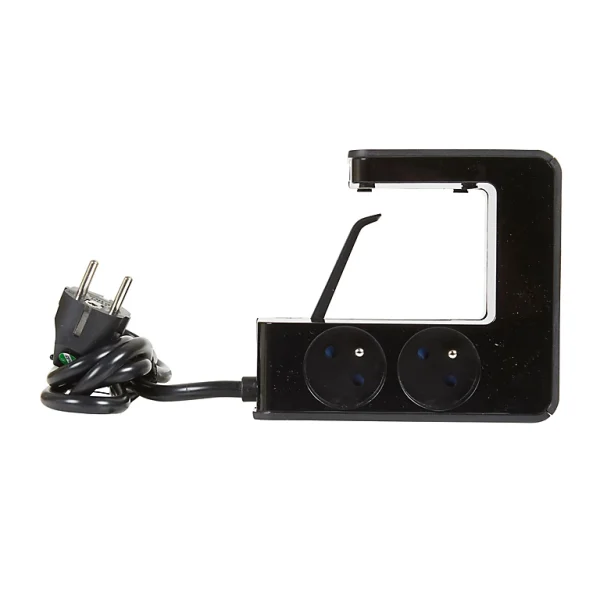 à prix promos Castorama Multiprise 4 Prises 2 Pôles+terre + 2 USB-A Legrand Noir 1,5 M 1