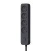 dernière tendance Castorama Multiprise 4 Prises 2 Pôles + Terre Quarx Noir / Gris 1.5 M 5