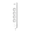 site pas cher Castorama Multiprise 4 Prises 2 Pôles + Terre + USBC Quarx Blanc 1.5 M 5