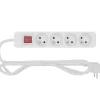 Castorama Multiprise 4 Prises Avec Interrupteur Blanc 1 M mode pas cher 7