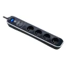 site officiel Castorama Multiprise 4 Prises Parafoudre USB 2m Noir 7