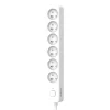 Castorama Multiprise 6 Prises 2 Pôles + Terre Quarx Blanc / Gris 1.5 M en ligne vente 7